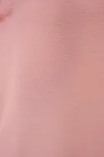 V Yaka Sıfır Kol Bluz 950 - Somon