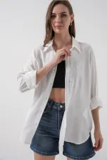 3785 Viscose Shirt - White