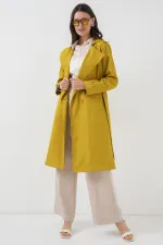 Trench-coat croisé 5918 - Vert pétrole