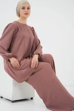 Ayrobin Tunic and Pants Set 6712 - Rose Pink
