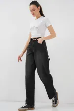 Women's High Waist Jeans 6701 - Black