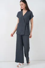 Kadın Örme İkili Takım 30064 - Antrasit