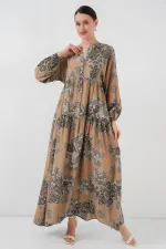 Robe hijab à motifs authentiques 2423 - A. Vizon