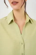 Chemise oversize à manches courtes pour femmes 20315 - Çağla