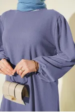 Ensemble tunique et pantalon pour femme 6663 - Lilas