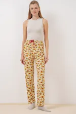 Bas de pyjama à motifs 4323 - M. Crème