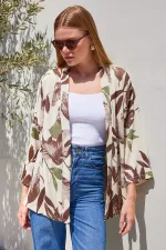 Kimono tricoté 5862 - Kaki