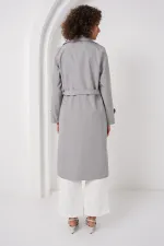 Trench-coat croisé 5918 - Gris