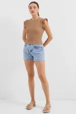 Chemisier tricoté 0430 - Camel