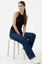 Kadın Askılı Örme Atlet 15935 - Siyah