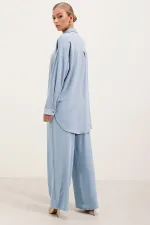 6631 Oversize Alt-Üst Takım - Mavi