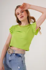 Chemisier tricoté 0430 - Vert clair