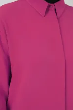 Tunique longue pour femme 5945 - Fuchsia