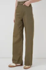 Kadın Bol Paça Yüksek Bel Palazzo Pantolon