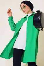 5845 Tesettür Tunik - Yeşil