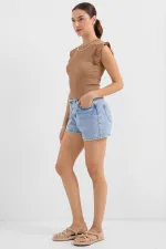 Chemisier tricoté 0430 - Camel