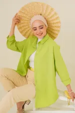 103901 Oversize Basic Hijab Shirt - Grey