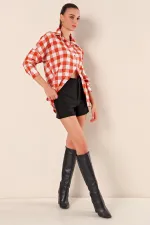 Chemise basique longue oversize 3900 - Beige