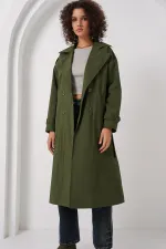 5936 Double-breasted Trench Coat - Khaki