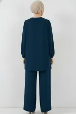 Ayrobin Tunic and Pants Set 6712 - Petrol