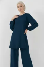 Ayrobin Tunic and Pants Set 6712 - Petrol