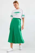 Jupe en satin 15806 - Vert