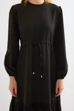 2483 Uzun Boydan Elbise - Siyah