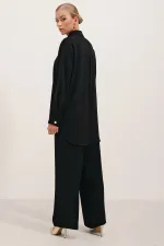 6631 Oversize Alt-Üst Takım - Siyah