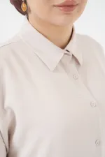 6593 Oversize Two Piece Suit - Cream