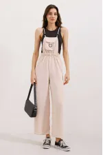 7023 Askılı Bahçıvan Tulum - Bej