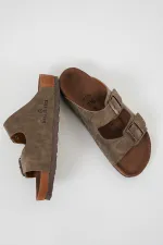 Unisex Ortopedik Terlik 010182 - Vizon Unisex Ortopedik Terlik 010182 - Vizon