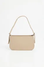 Sac bandoulière baguette uni 010172 - Beige
