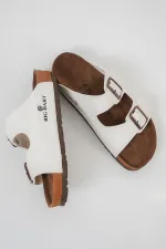 Unisex Ortopedik Terlik 010182 - Beyaz