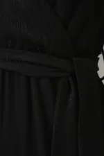 Salopette tricotée 7021 - Noire