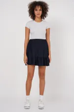 1884 Örme Mini Etek - Y.Lacivert