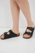 Unisex Orthopedic Slippers 010182 - Black