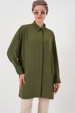 Tunique longue femme 5945 - Kaki