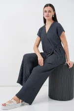 Kadın Örme İkili Takım 30064 - Antrasit