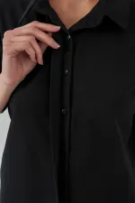 Chemise à manches courtes pour femme 20312 - Noire