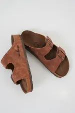 Unisex Ortopedik Terlik 010182 - Taba