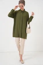 Tunique longue femme 5945 - Kaki