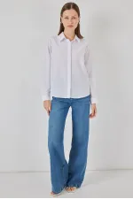 Chemise basique femme 20348 - Blanche