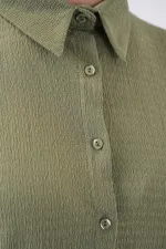 Kadın Örme Tesettür Alt Üst Takım 6711 - Çağla