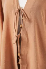 Women's Ayrobin Kimono Pants Two-Piece Set 6739 - Biscuit