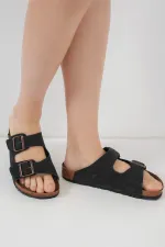 Unisex Orthopedic Slippers 010182 - Black