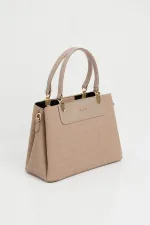 010176 Armine Printed Bag - Mink 010176 Armine Printed Bag - Mink