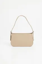 Sac bandoulière baguette uni 010172 - Beige