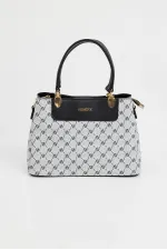 010176 Armine Baskılı Çanta - Gri