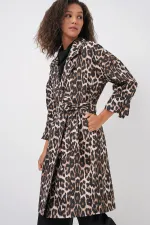 Trench-coat doublé croisé 9104 - Marron clair