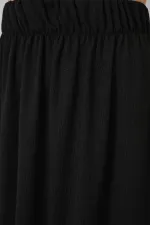 Jupe longue tricotée 1886 - Noire